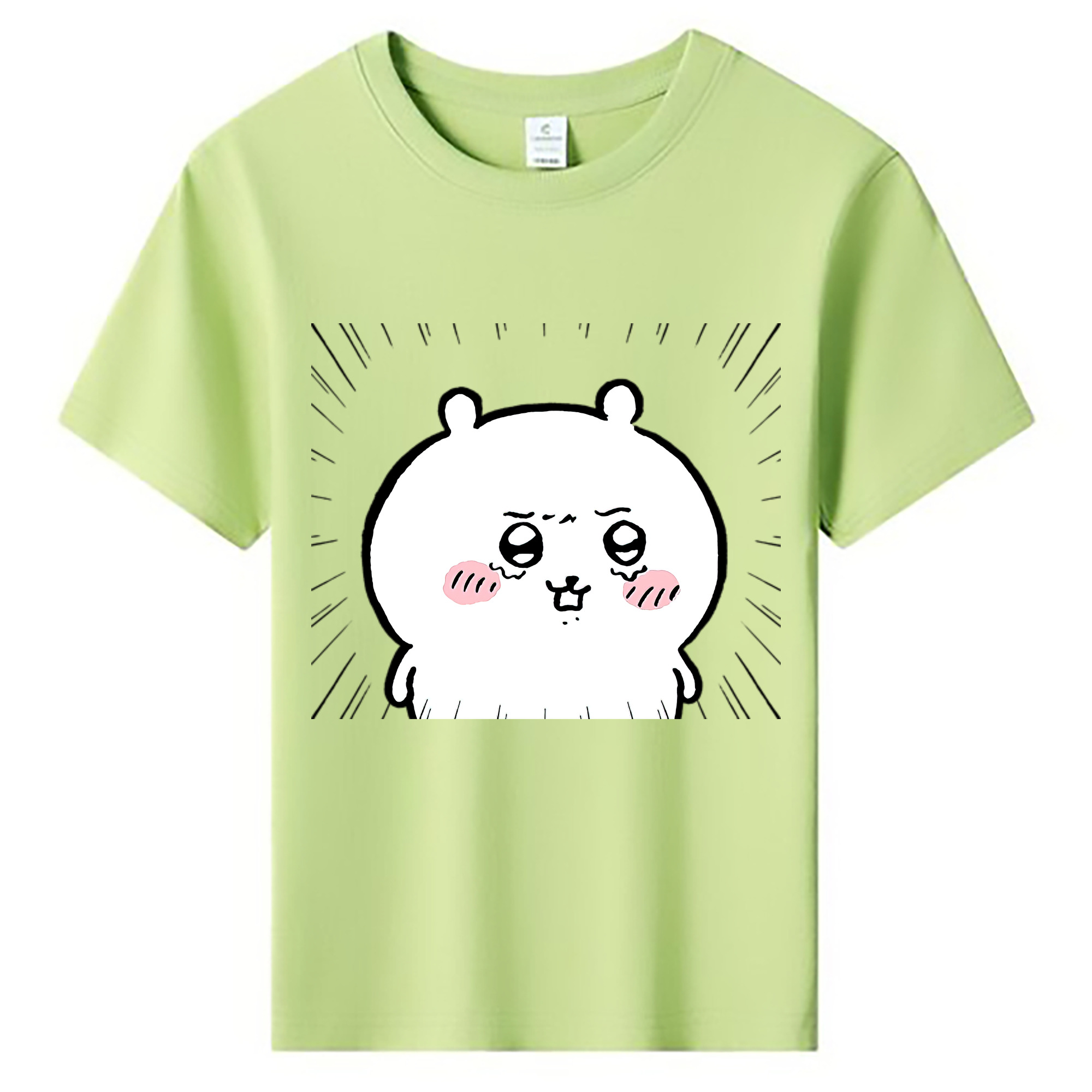 （画像用） ちいかわ ちいかわ Chii-kawa chiikawa 綿100％キッズTシャツ（フロントプリント）